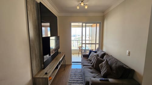 Apartamento 75m², 2 dormitórios sendo 1 suíte, 1 vaga,  Mobiliado - Santa Terezinha - SBC